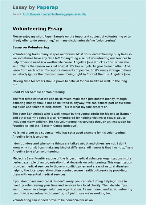 The Reasons Why Charity Is Important: Free Essay Example  .